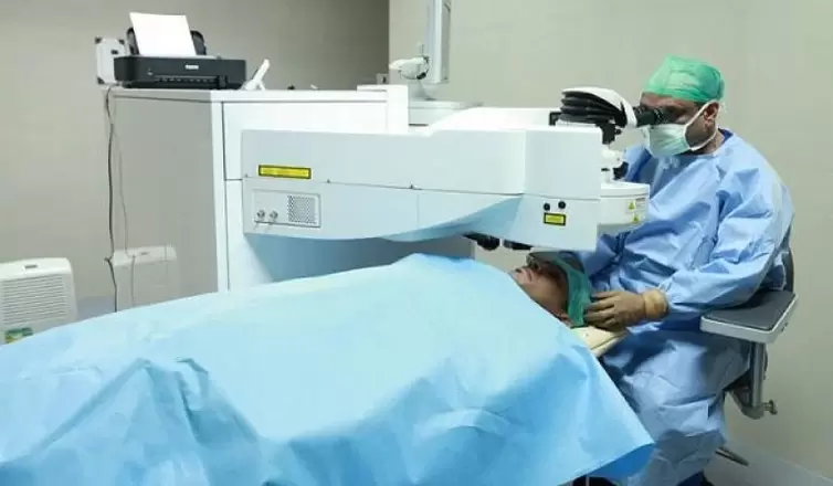 Laser correction improves vision